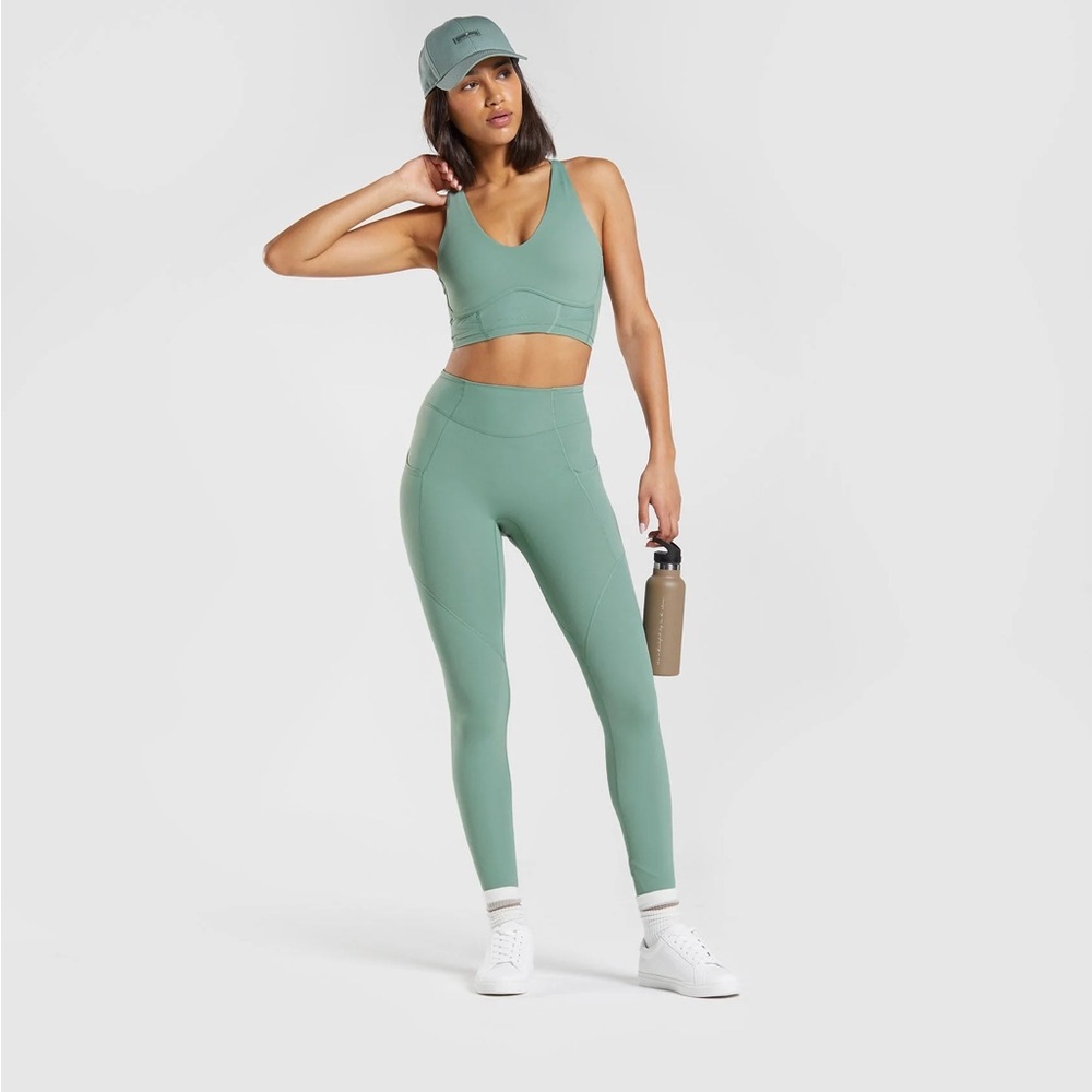 Gymshark Whitney Simmons Leaf Green Activewear Set
